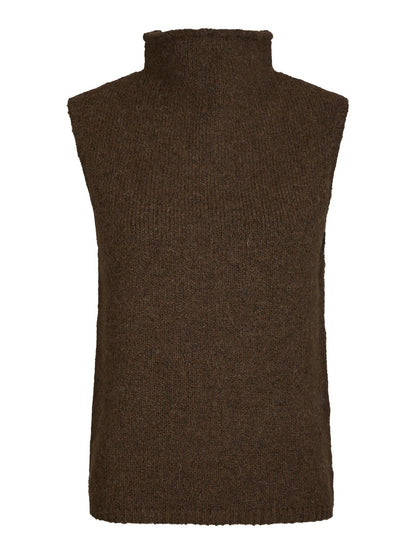 Odelia Knit Top - Brown Melange