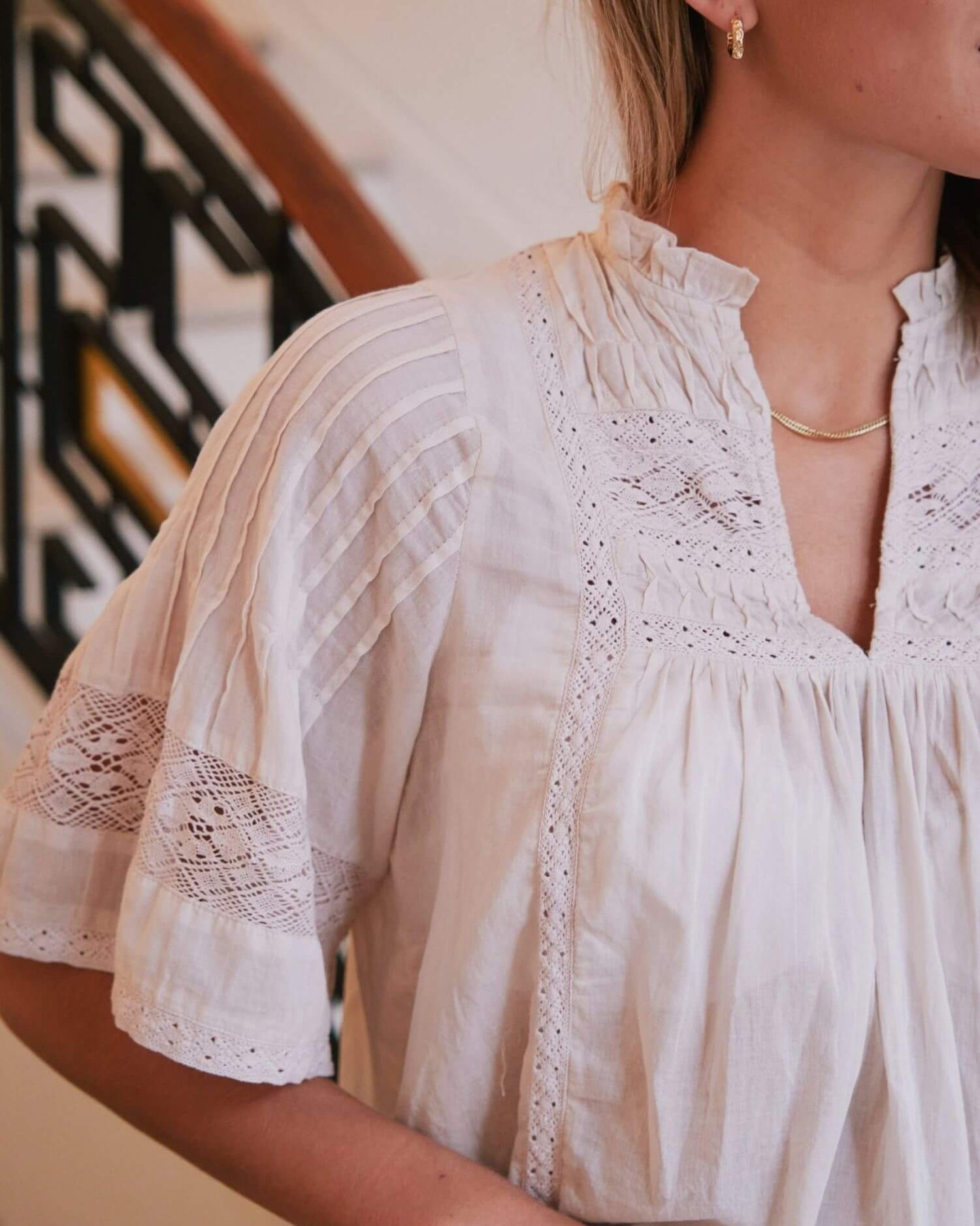 Siama S Voile Blouse - Ivory