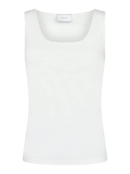 Sophia Jersey Top - Off white