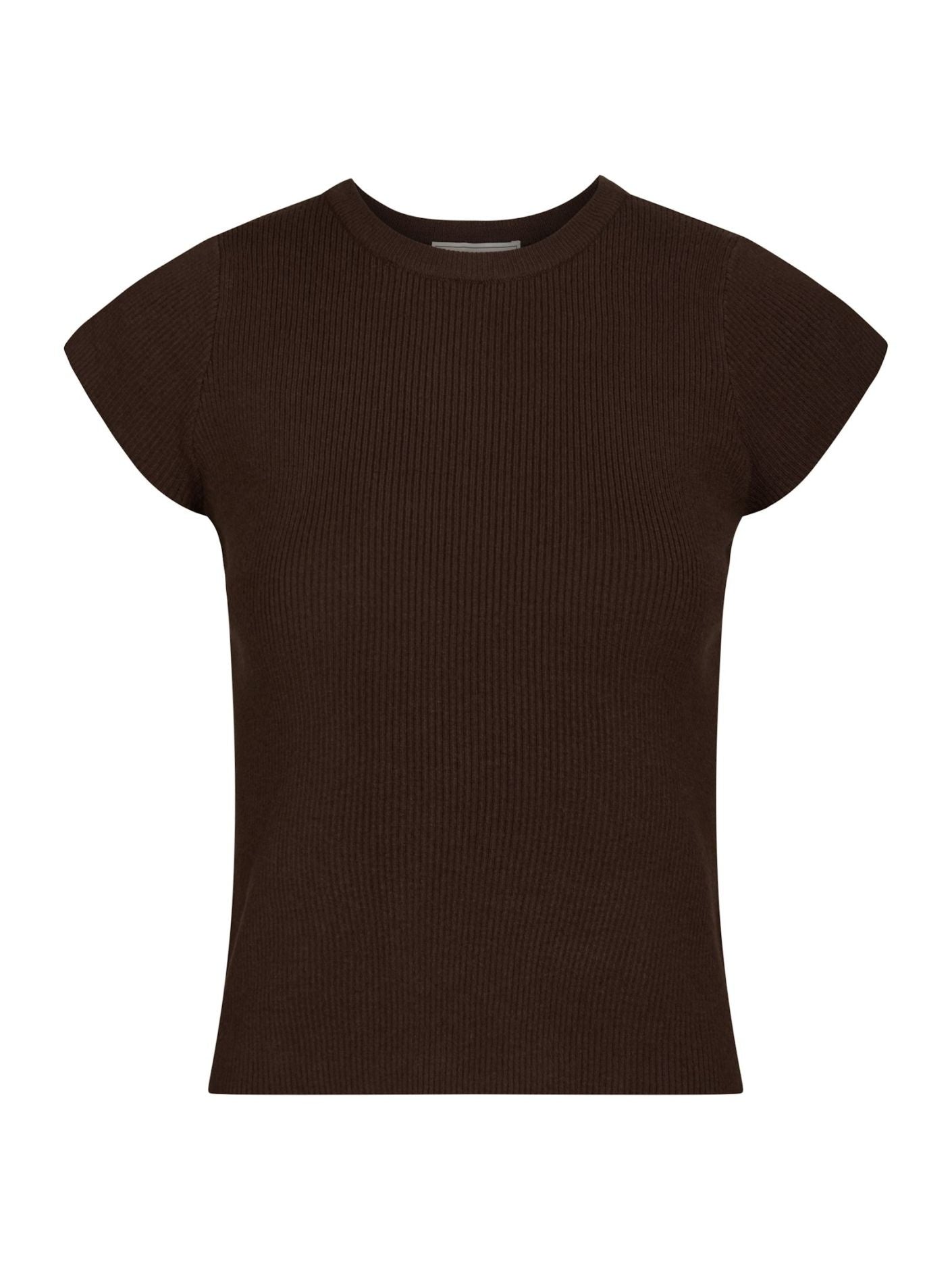 Tirra Knit Tee - Brown