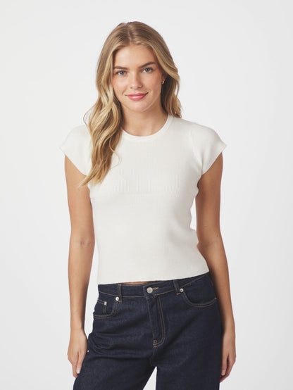 Tirra Knit Tee - Off White