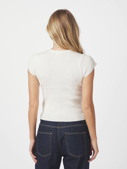 Tirra Knit Tee - Off White