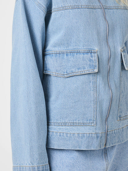 Titan Denim Jacket - Light Blue