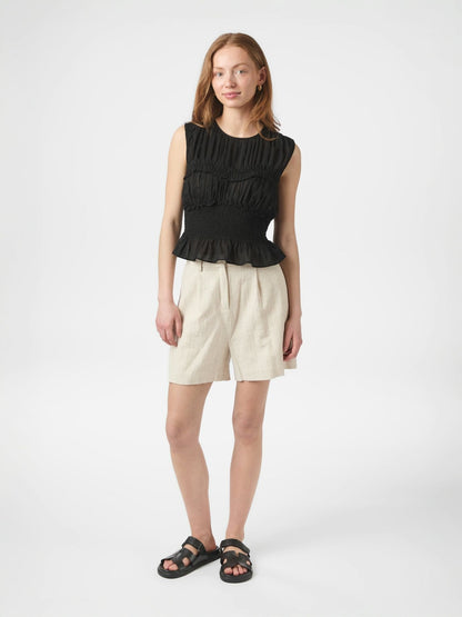 Trill S Voile Top - Black