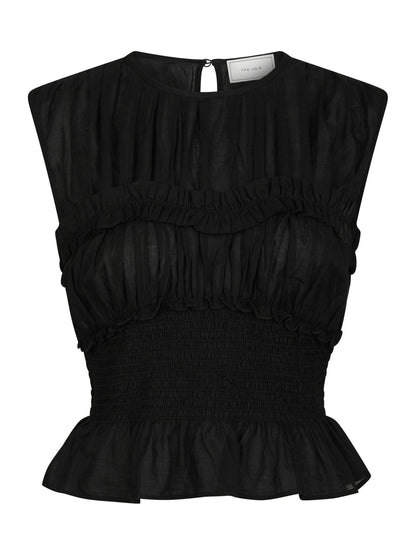 Trill S Voile Top - Black