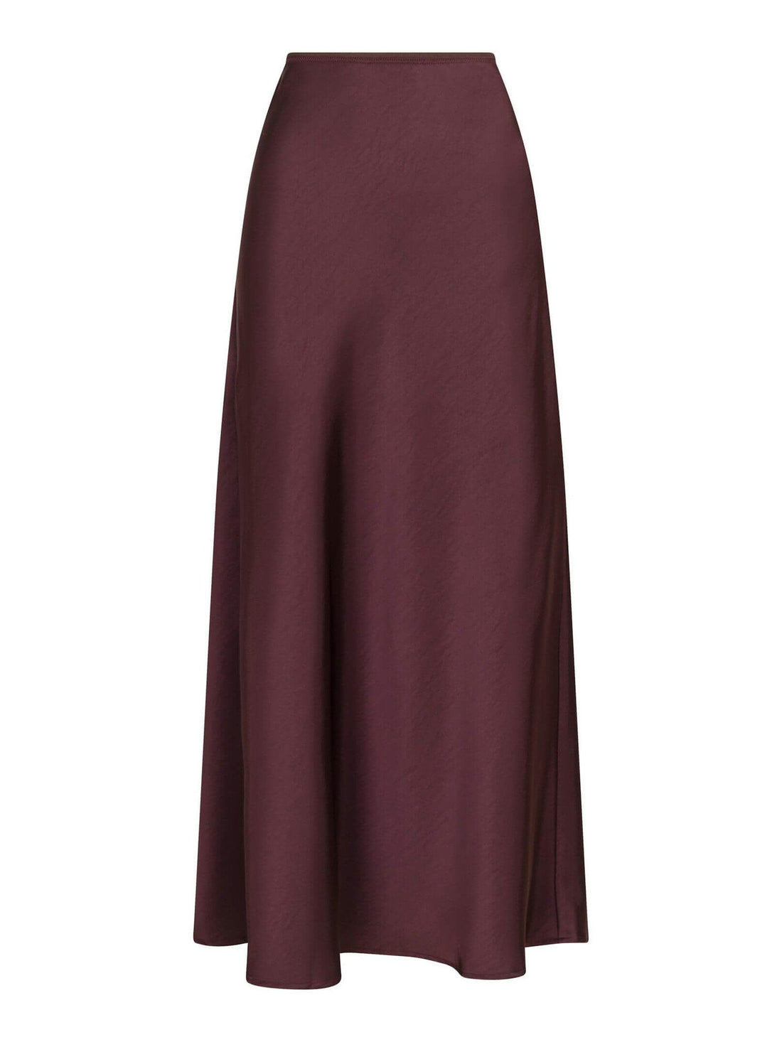 Vicky heavy sateen skirt - Burgundy