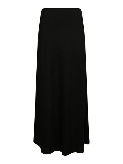 Viso Linen Skirt - Black