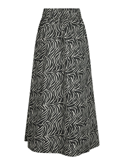 Yara Zebra Long Skirt - Zebra