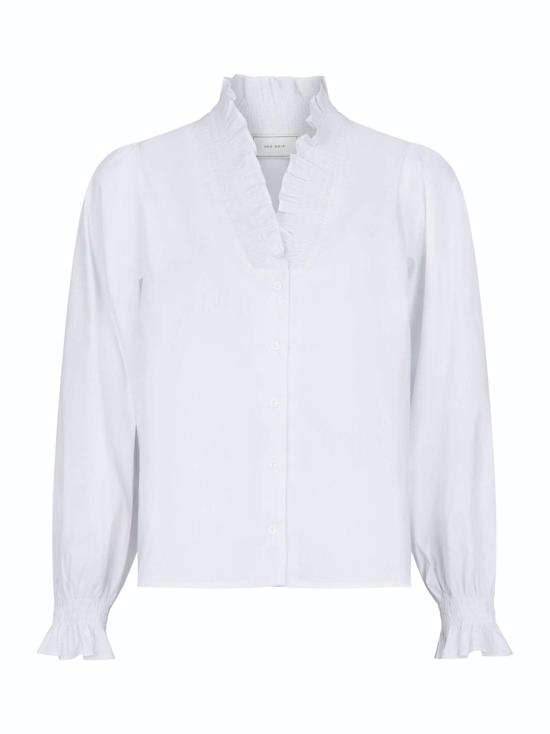 Brielle Solid Shirt White