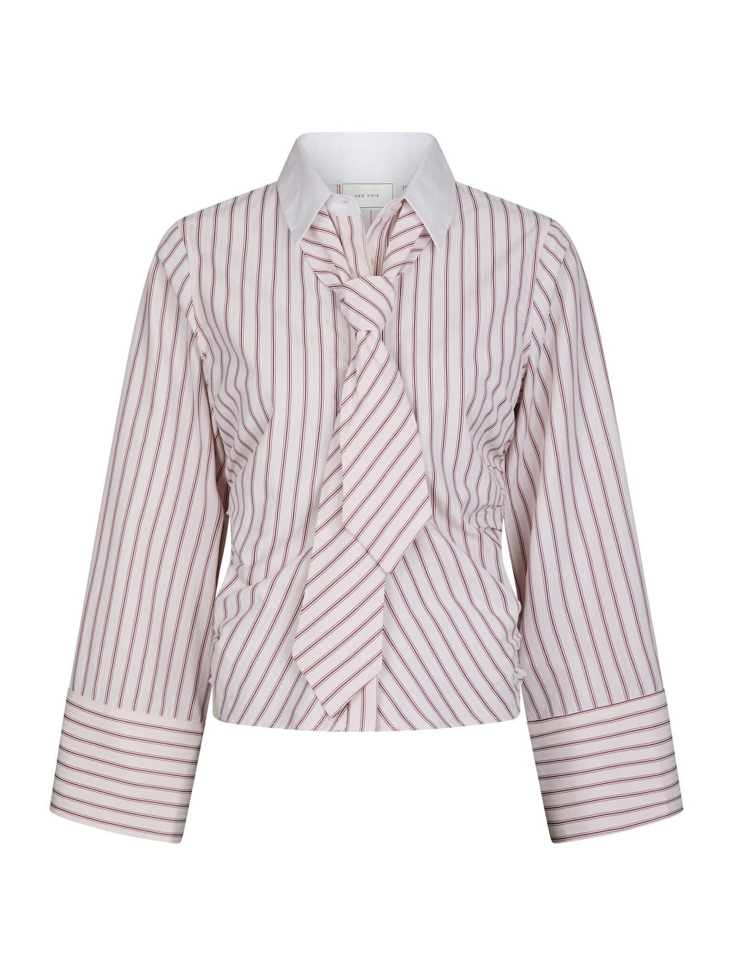 Francesca Stripe Shirt - Rose