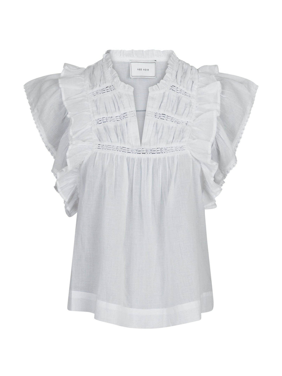 Jayla S voile top - White