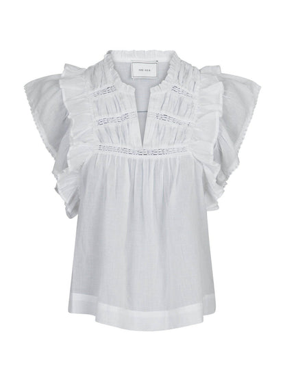 Jayla S voile top - White