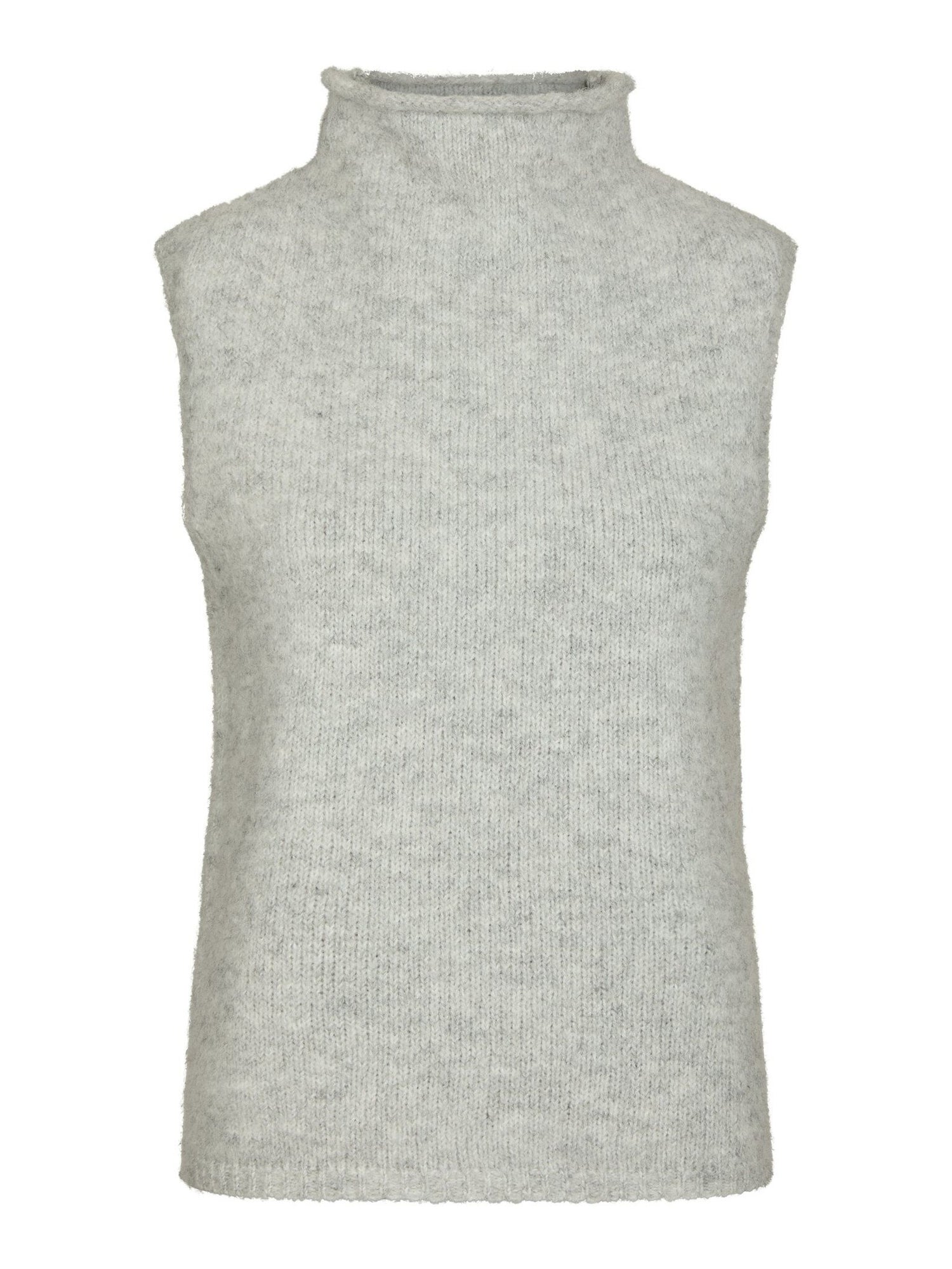 Odelia Knit Top - Light Grey