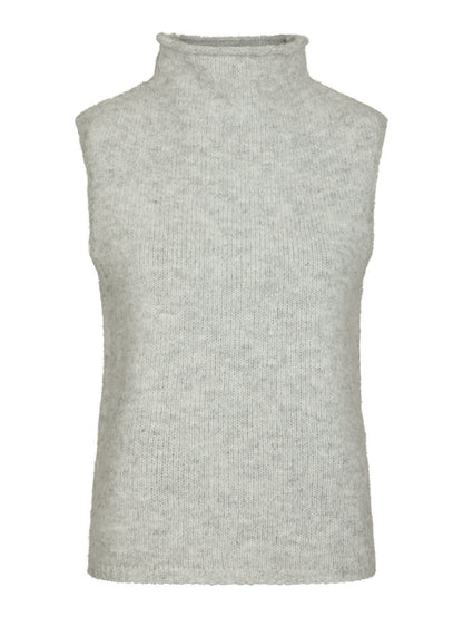 Odelia Knit Top - Light Grey