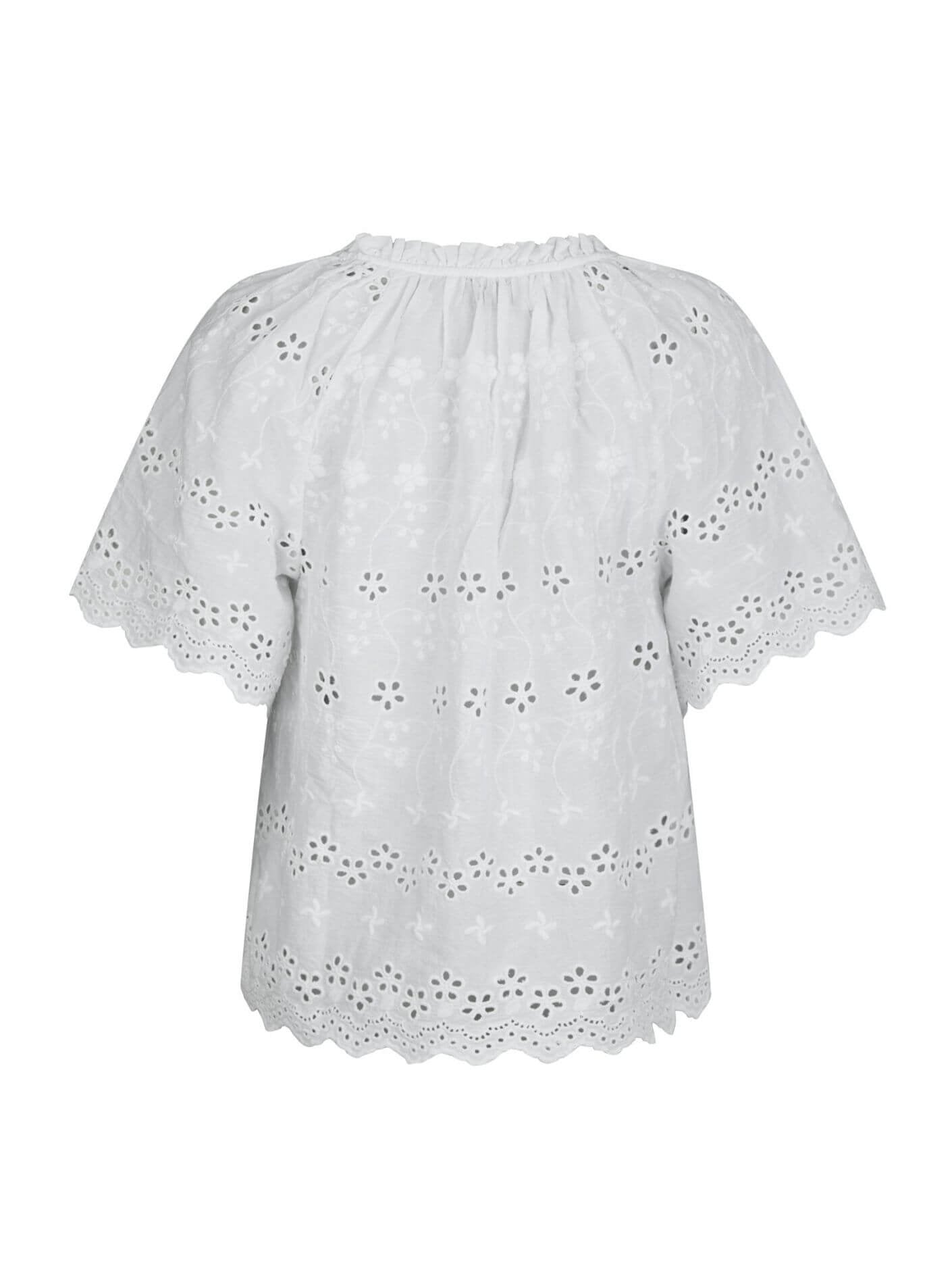 Odet Embroidery blouse - white