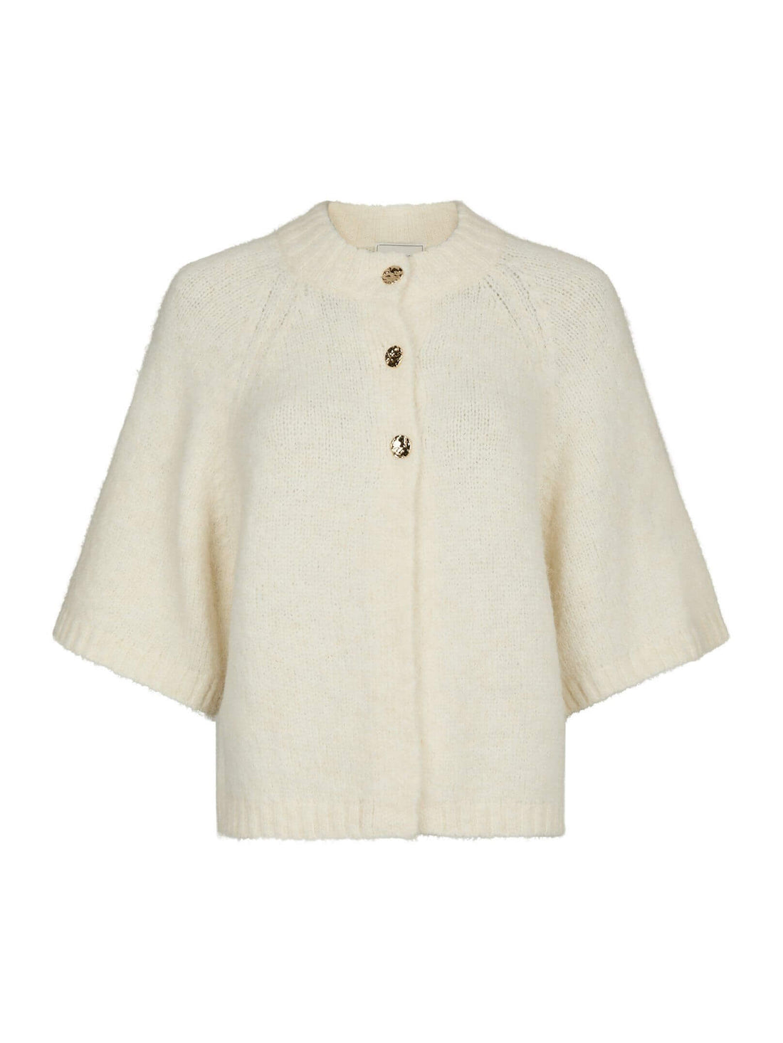 Benuta Fluffy Knit Cardigan - Offwhite