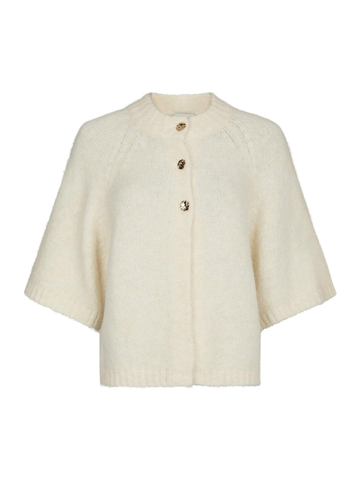Benuta Fluffy Knit Cardigan - Offwhite