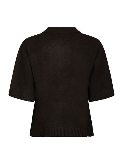 Cunna Knit Blouse - Dark Brown