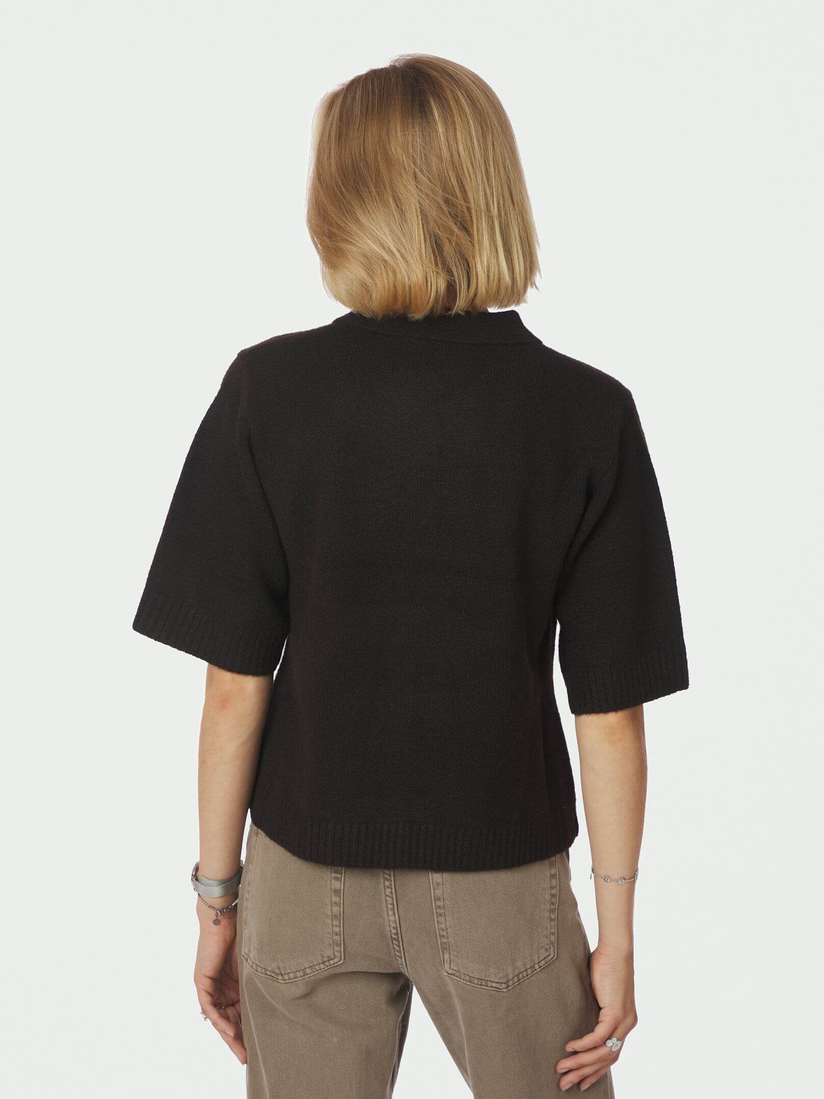 Cunna Knit Blouse - Dark Brown