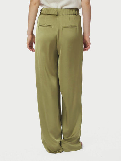 Emmet Heavy Sateen Pants - Sage Green