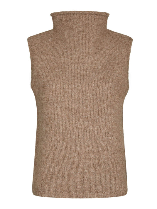 Neo Noir - Odelia Knit Top 161753 - 125 - Dark Sand