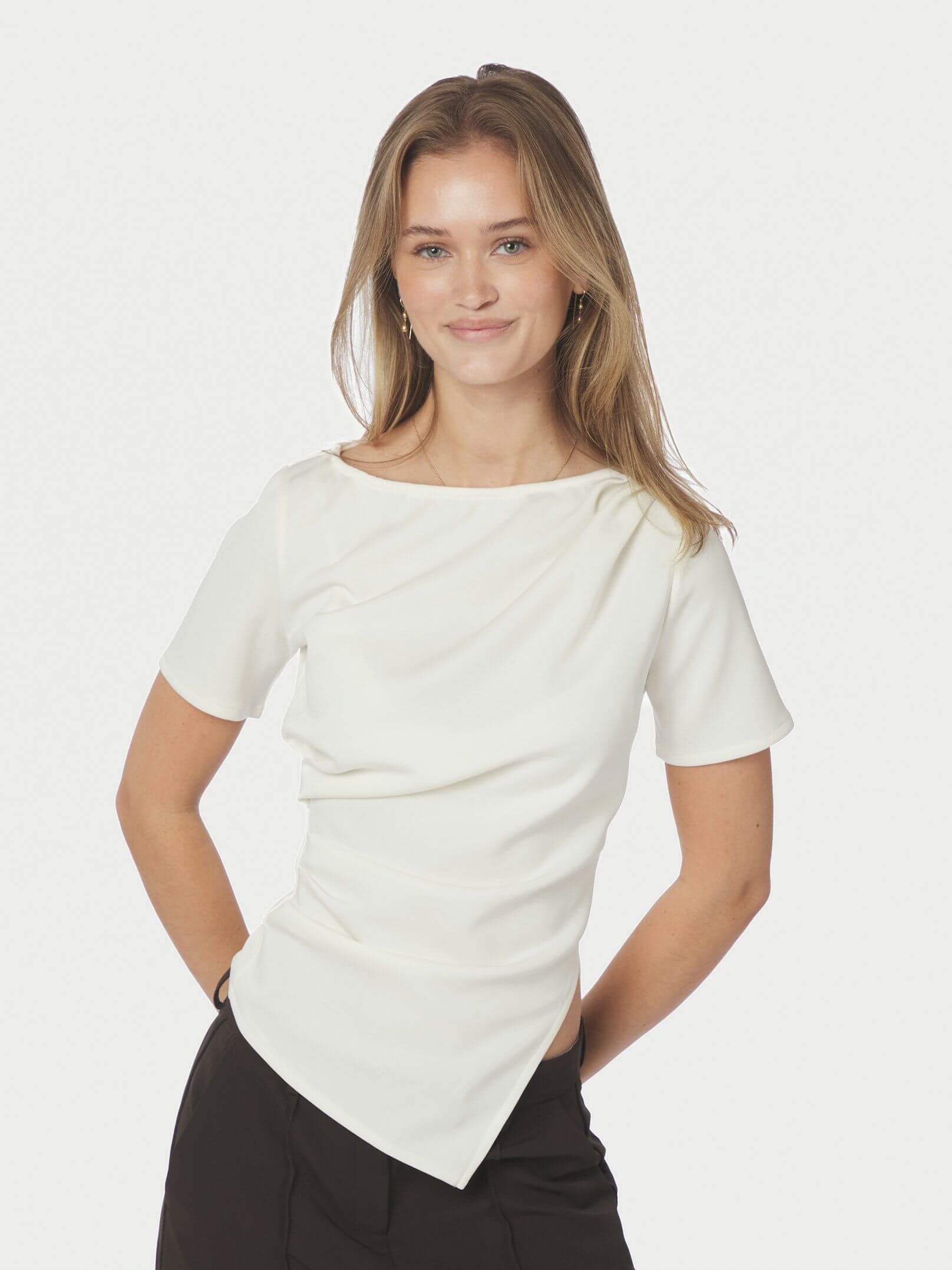 Rasmine Soft Blouse - Offwhite