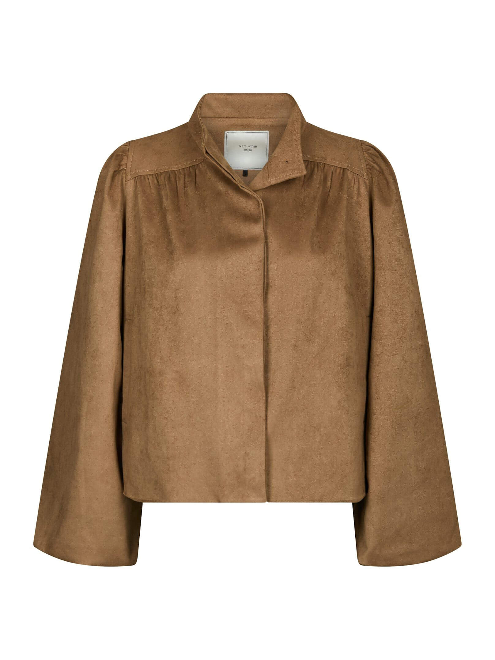 Tirsa Faux Suede Jacket - Cognac