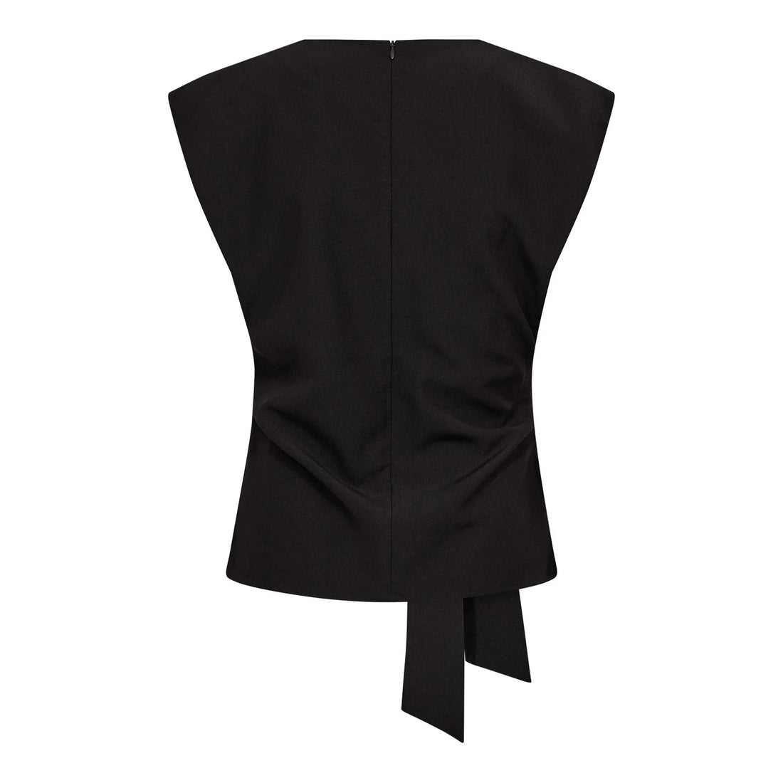 NolanCC Pleat Top - Black