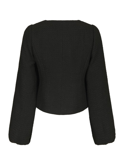 Junette Boucle Jacket - Black