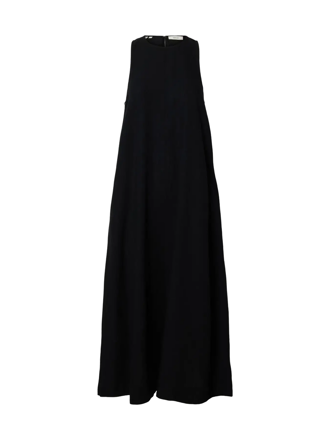 SLFluisa Relaxed Linen Blend Dress - Black