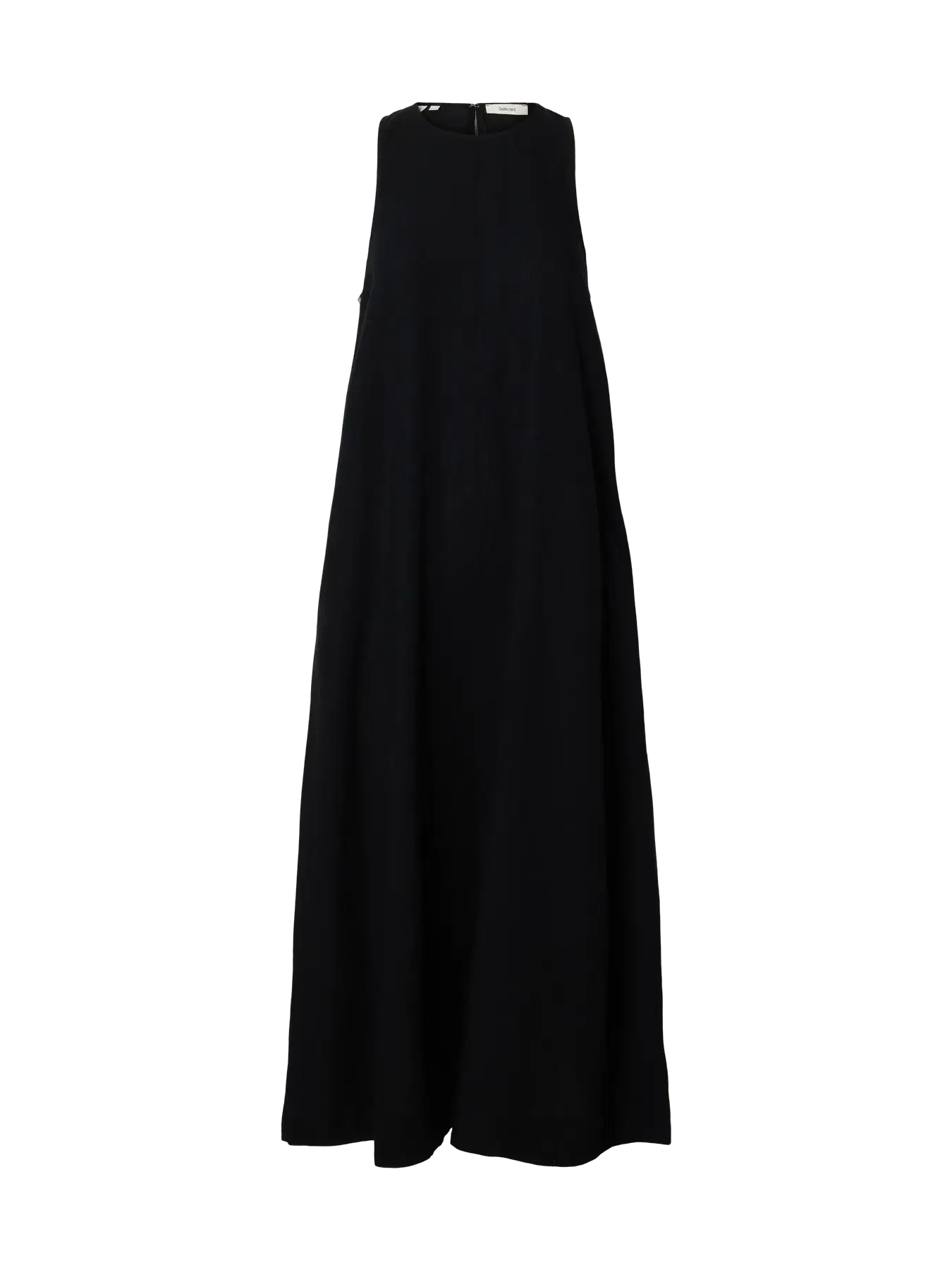 SLFluisa Relaxed Linen Blend Dress - Black