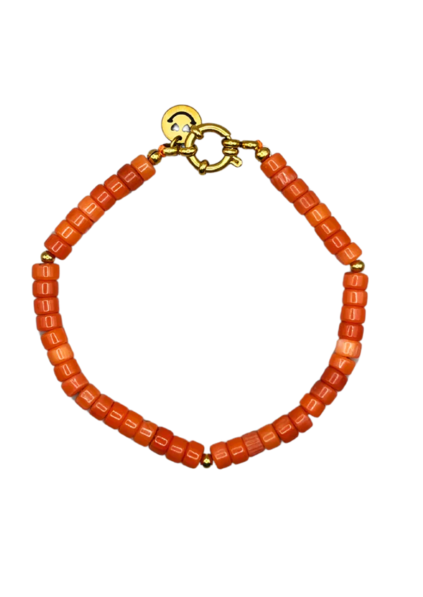 Tommy Bracelet - Orange Gold