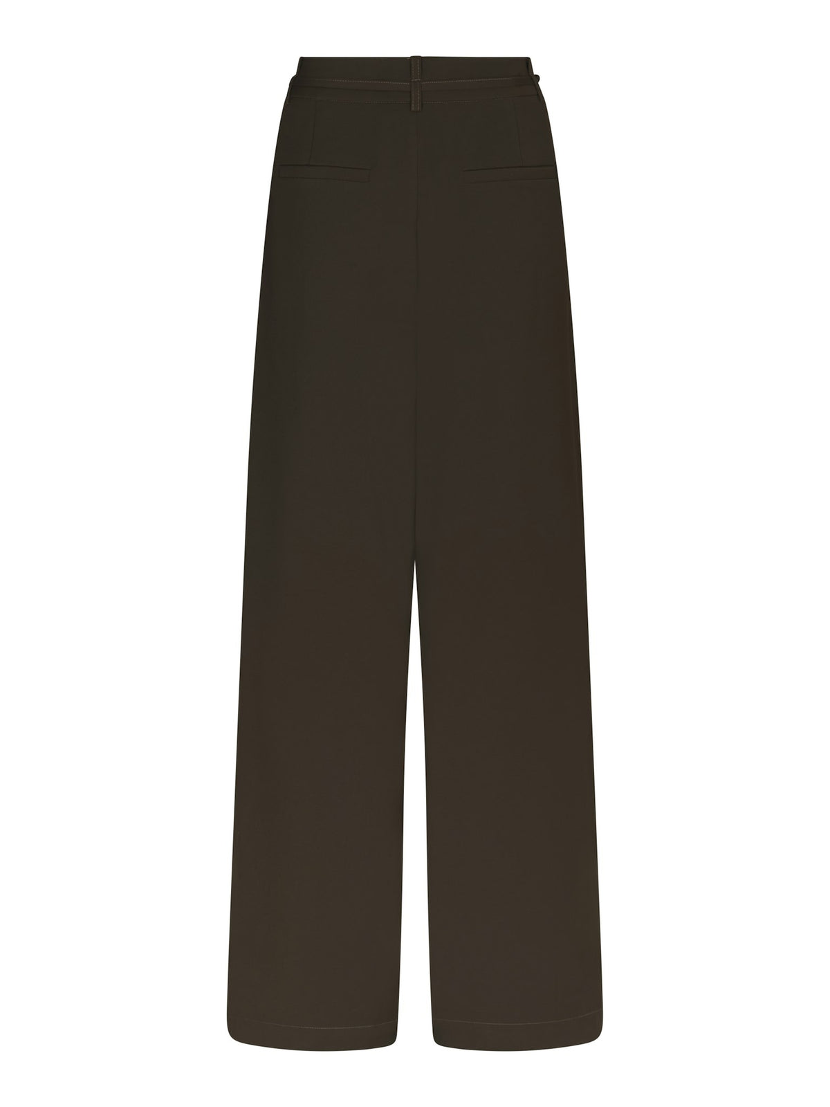 Eddina Woven Pants - Dark Brown