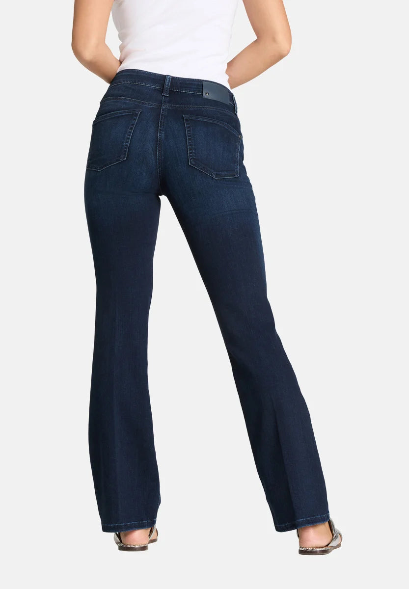 Paris flared - Greenish dark blue