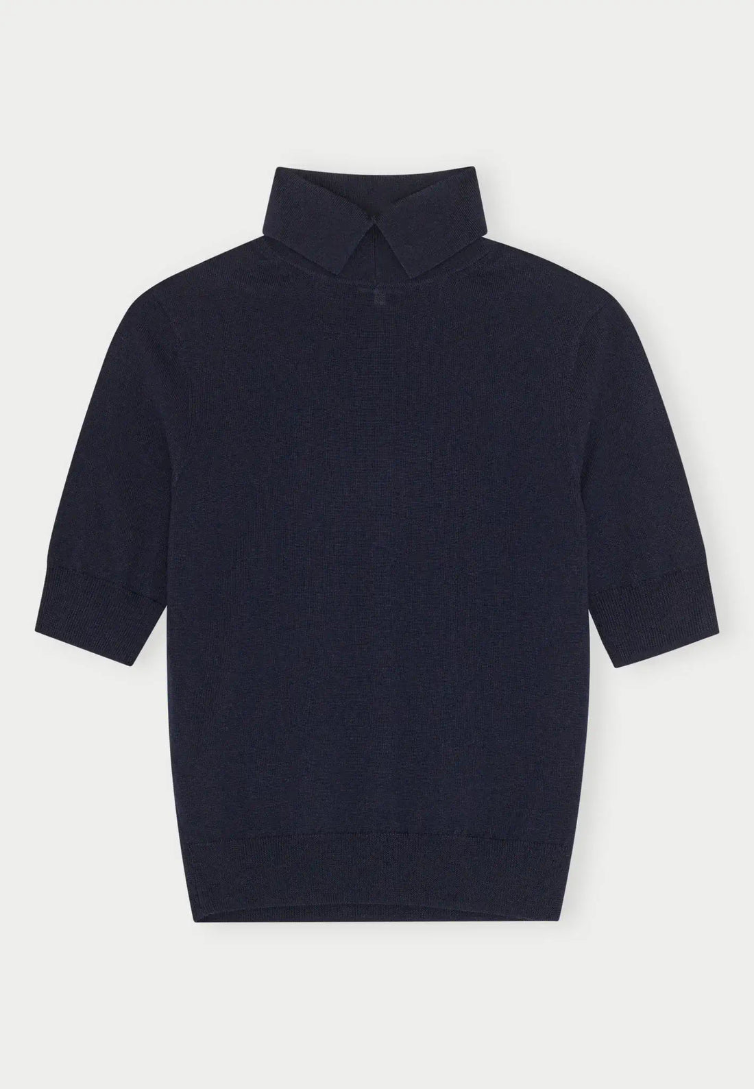 Perry Knit Blouse - Navy
