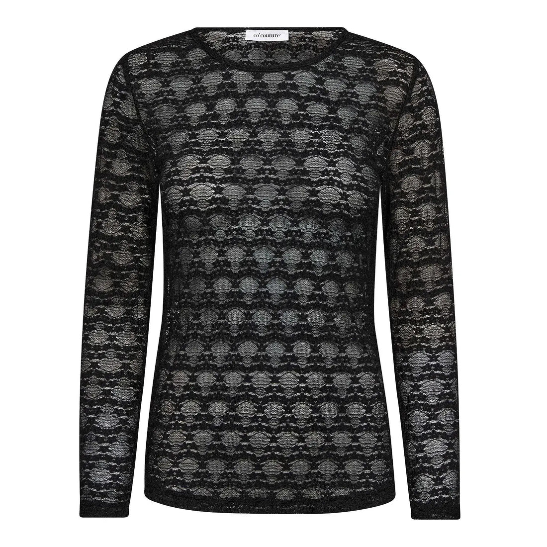 BarieCC O-Neck Blouse - Black
