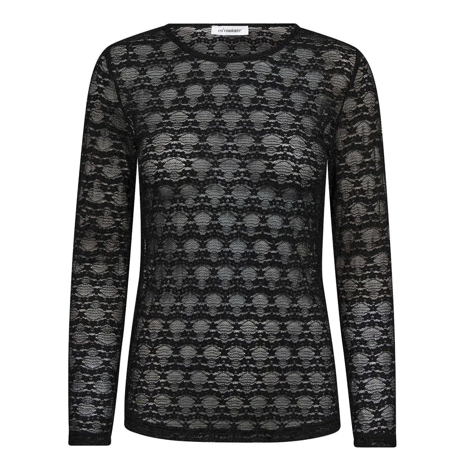 BarieCC O-Neck Blouse - Black