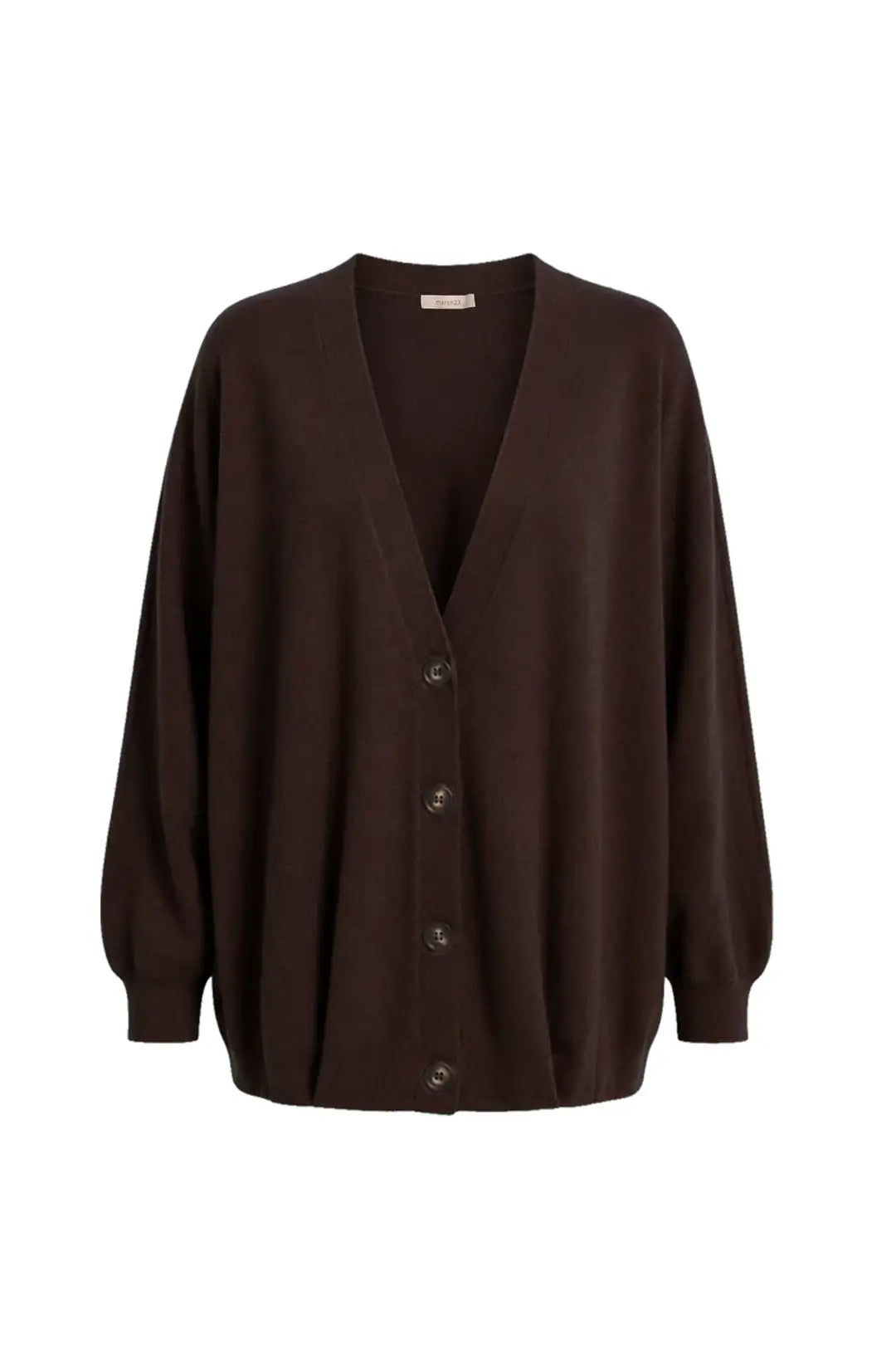 D_cardigan Aran-Strickjacken - Schokolade