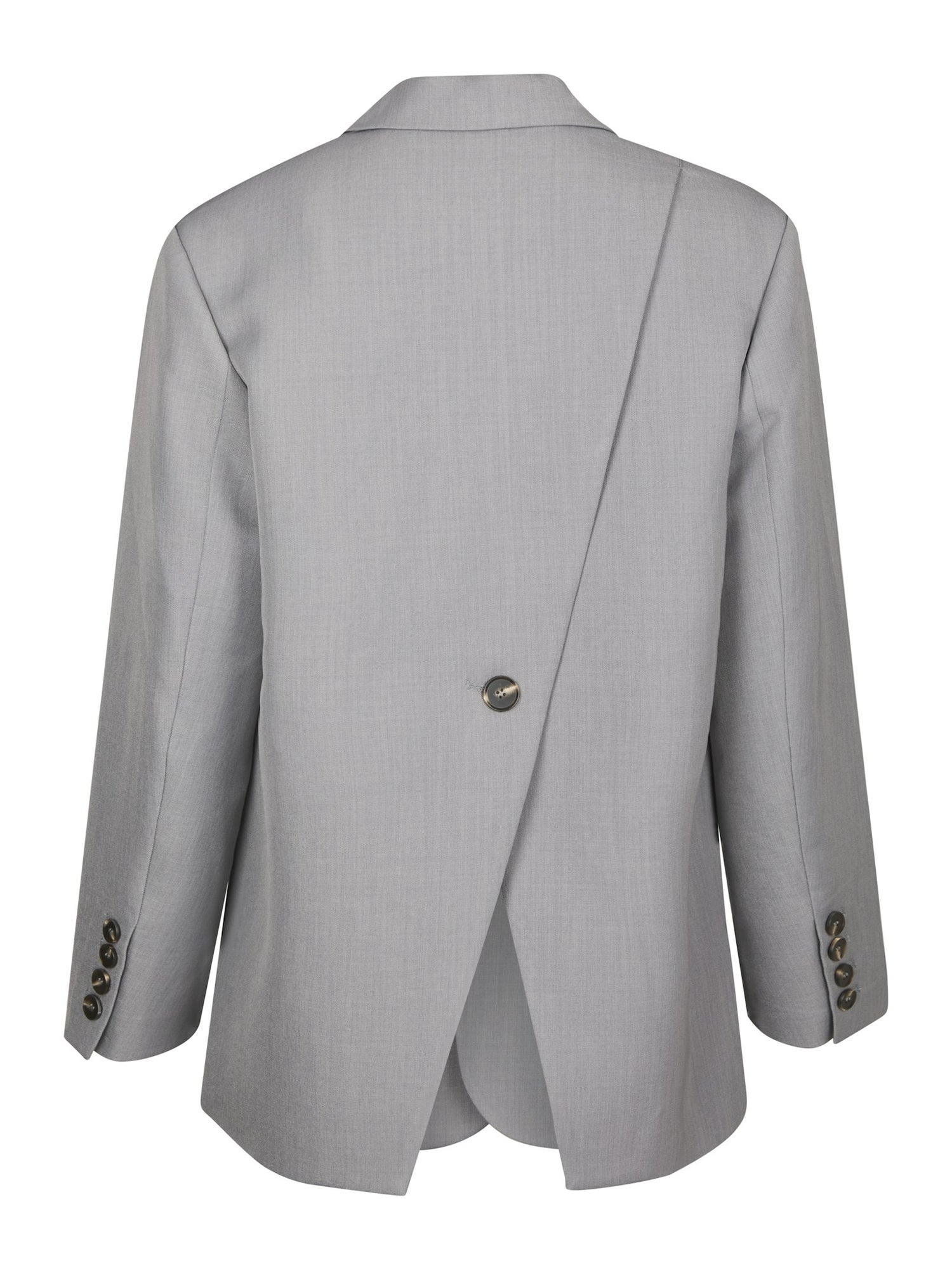 Aarielle Structure Blazer - Grey Melange
