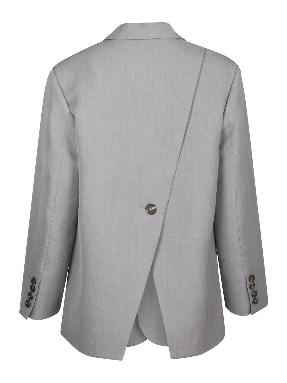 Aarielle Structure Blazer - Grey Melange