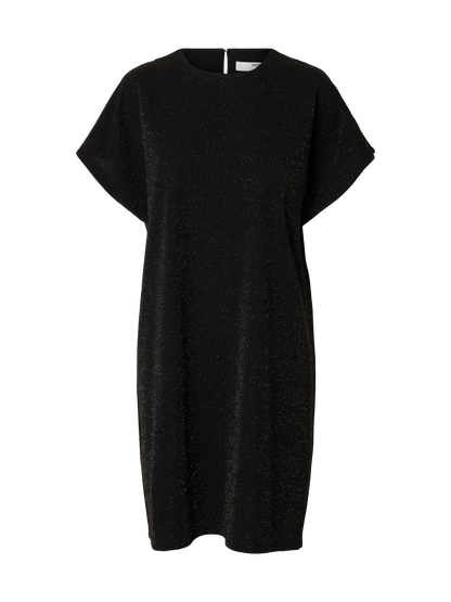 SLFoversized Sandra SS Short Dress - Black