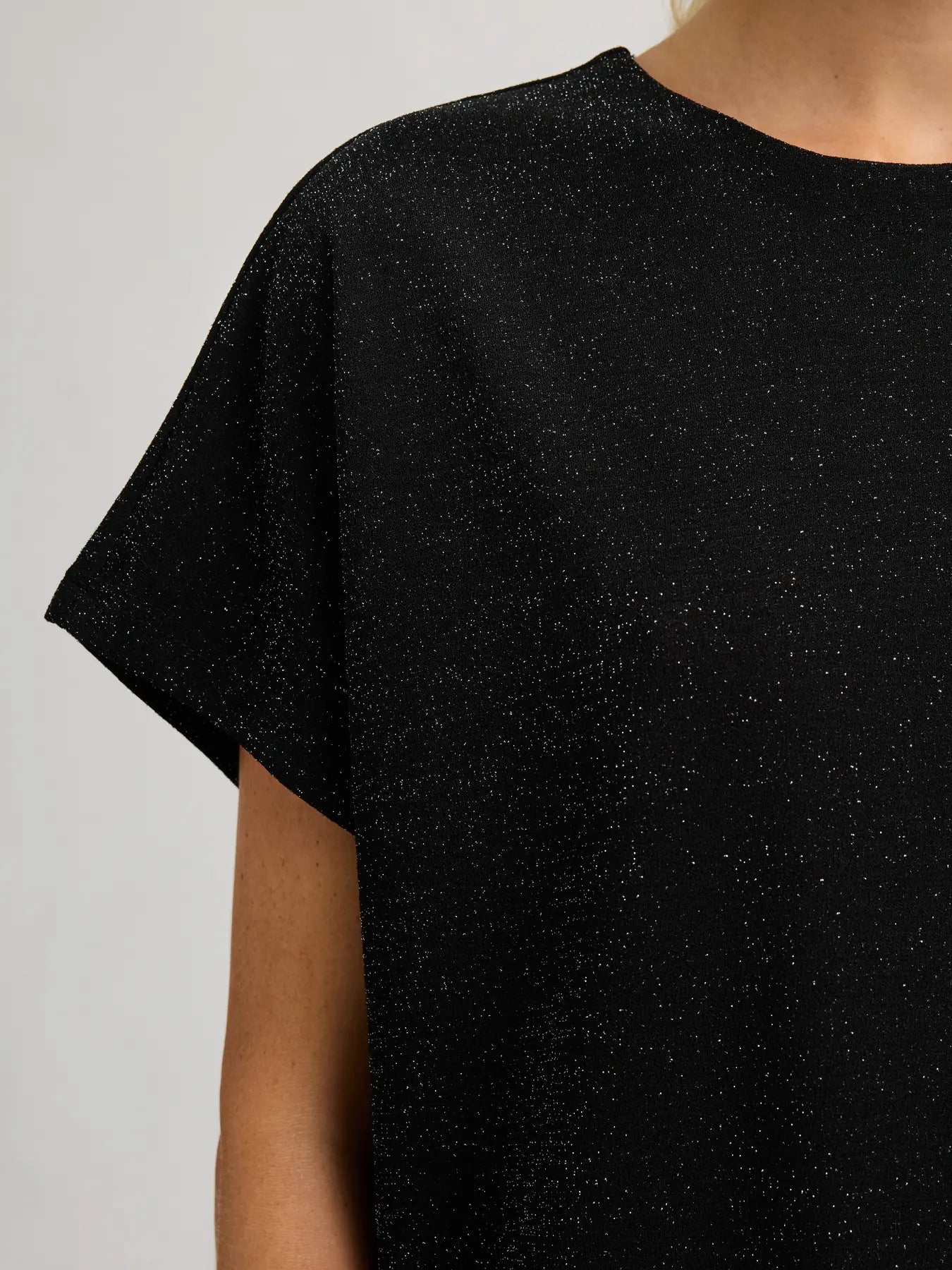 SLFoversized Sandra SS Short Dress - Black