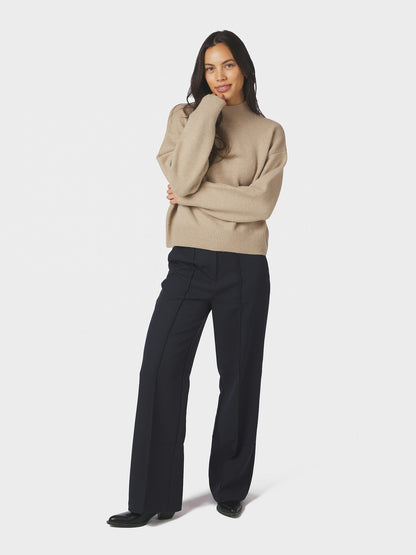 Paulina Knit Blouse - Warm Grey