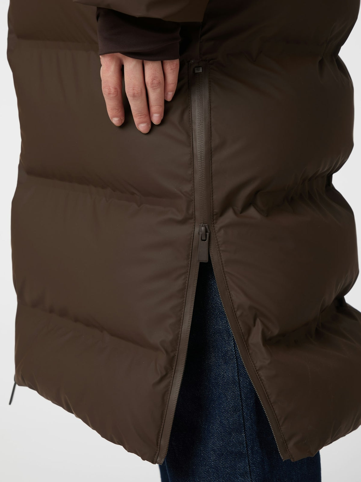 Viviana C Puffer Jacket - Dark Brown