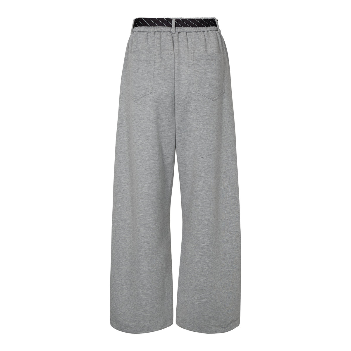 Maxi Split Tie Pant - Grey Melangé