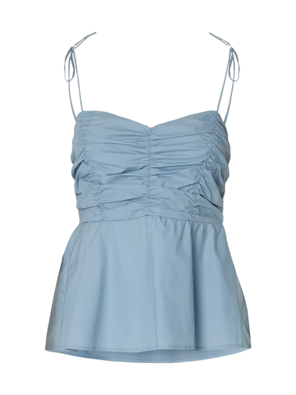 SLFdelia Strap Top B - Dusty Blue
