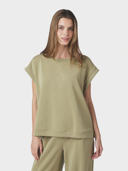 Saphira Soft Tee - Dusty Green