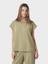 Saphira Soft Tee - Dusty Green