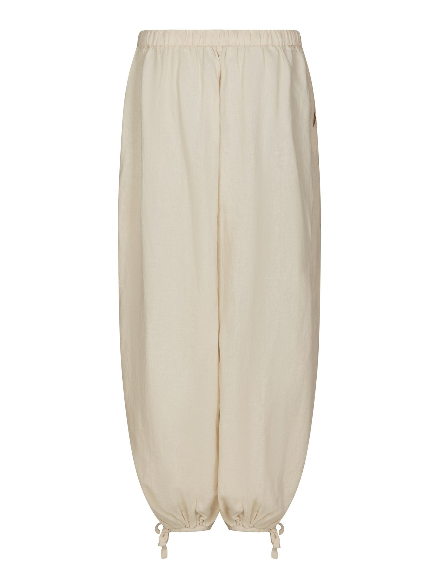 Roxane Balloon Linen Pants - Sand