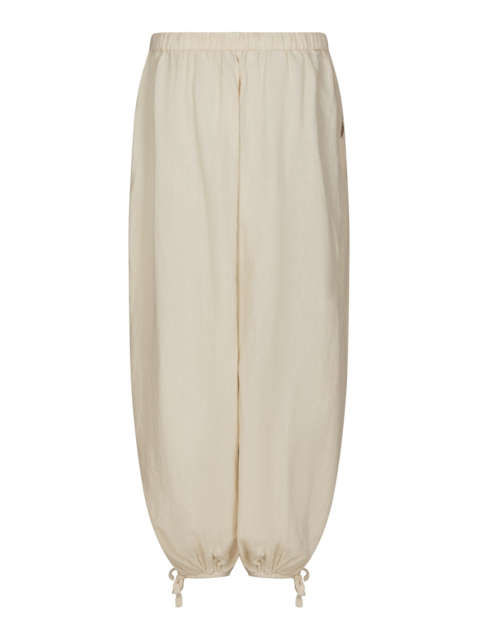 Roxane Balloon Linen Pants - Sand